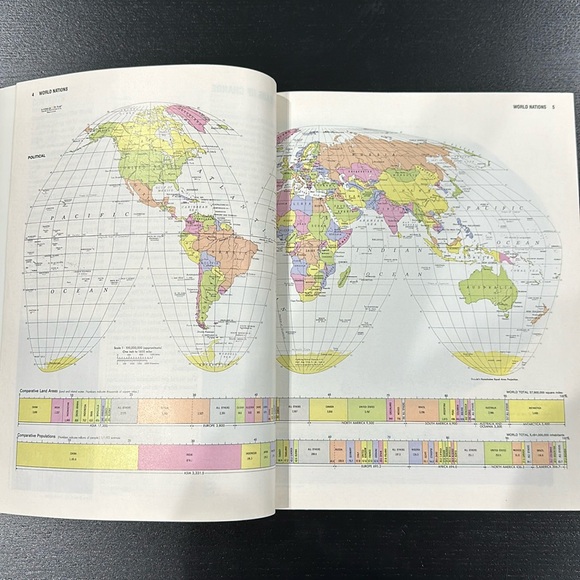 Vintage World Country Atlas Book - 1990 - Picture 5 of 11